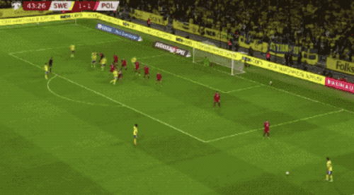 瑞典3-2波兰逆转晋级世界杯，终结世预赛魔咒